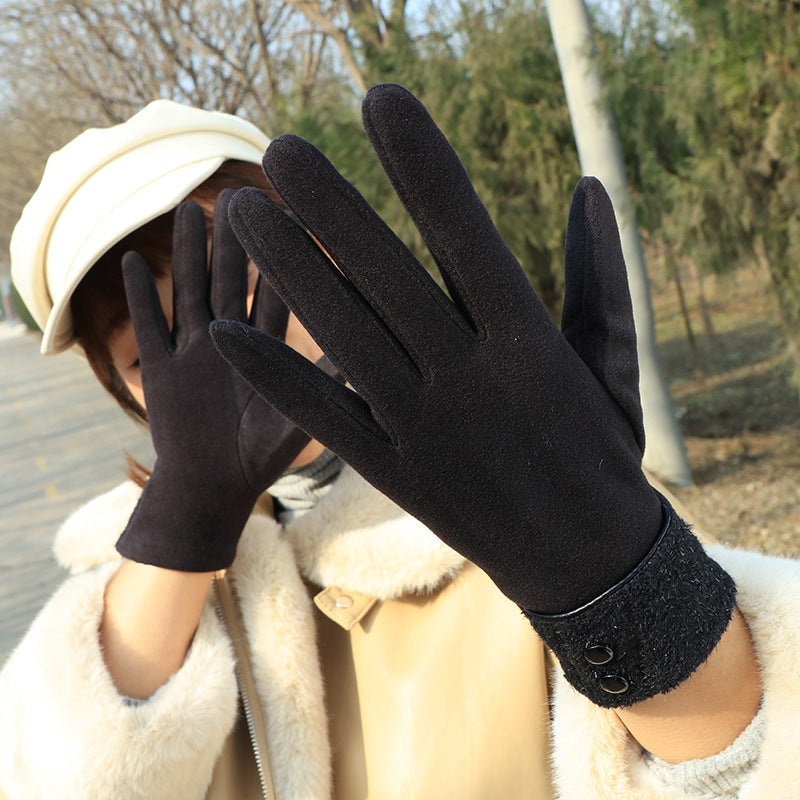 gants chauds à boutons composites Dralon à écran tactile ORIS WEAR