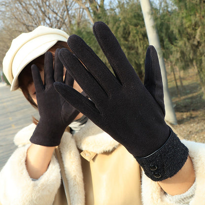 gants chauds à boutons composites Dralon à écran tactile ORIS WEAR