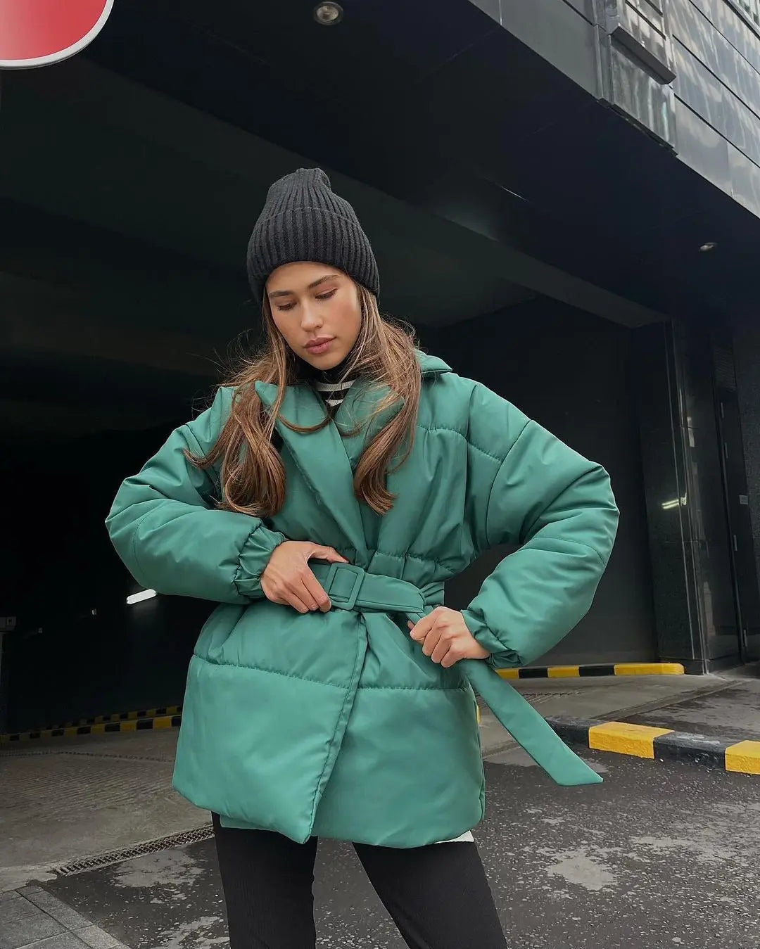 Manteau ceinturé femme – Élégance hivernale ! ORIS WEAR