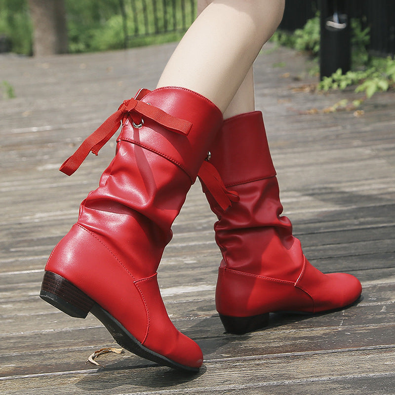 Louise Bottes Mi-Mollet à Talon Épais ORIS WEAR