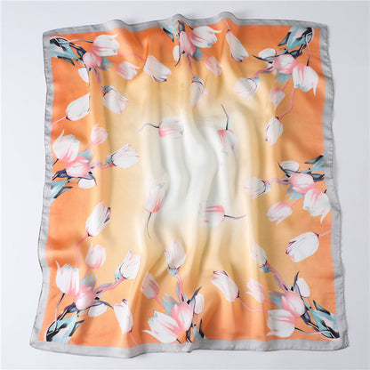 Foulard "Éclat Floral" en Soie ORIS WEAR