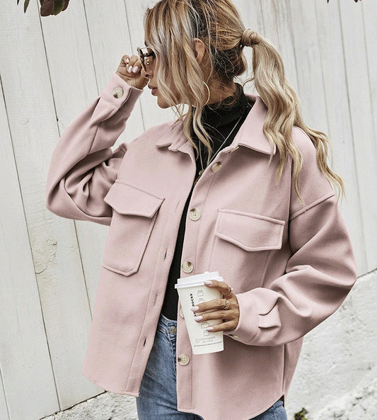 Manteau d'hiver  revers simple boutonnage épaissi ORIS WEAR