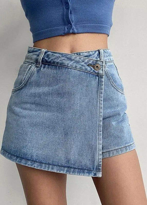 Jupe denim asymétrique anti-éclaircissements ORIS WEAR