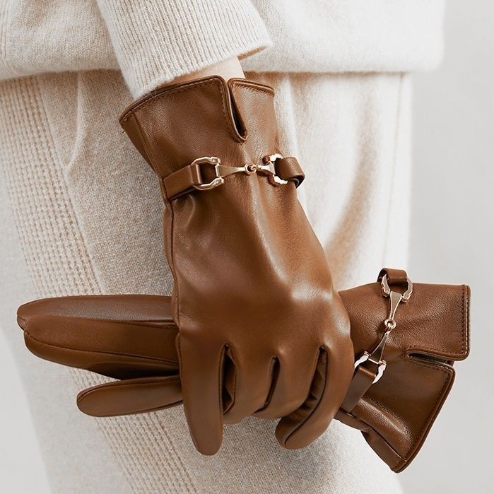 Gants d'hiver chauds pour femmes en polaire PU ORIS WEAR