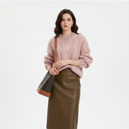 Pull en maille ample tendance pour femme ORIS WEAR