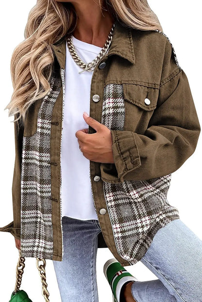 Veste Denim Carreaux Acme