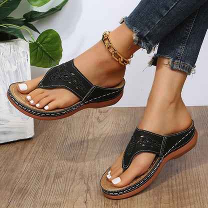Sandales compensées à bout clip ORIS WEAR