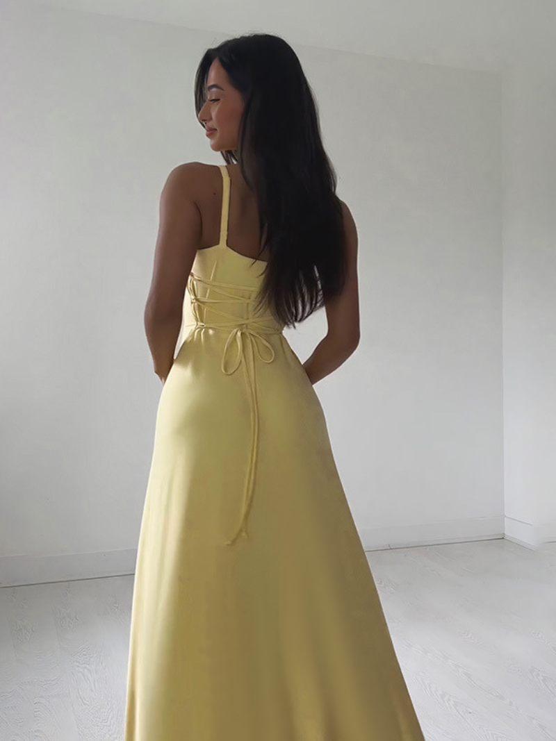 Robe Élégante Ajustée Col V Femme ORIS WEAR