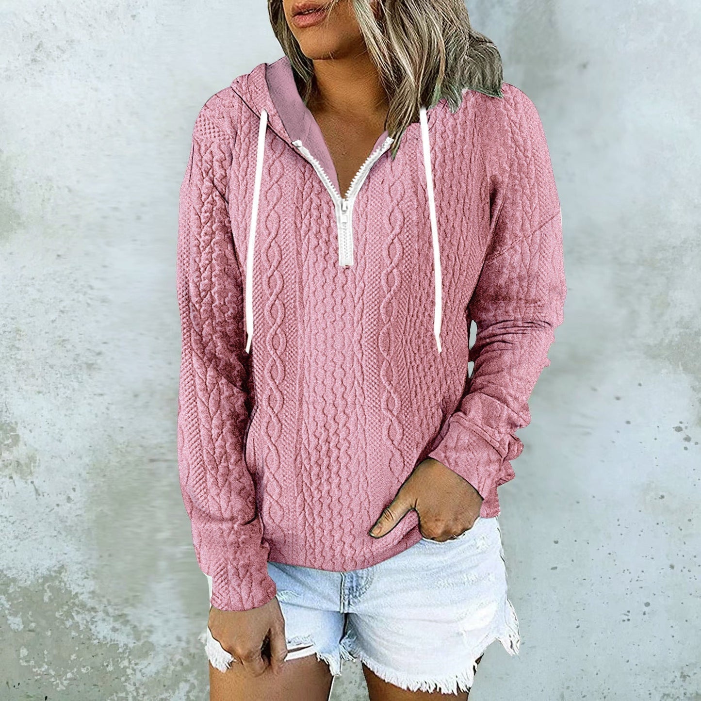 Sweat à capuche design texture twist – Style urbain et confortable ORIS WEAR