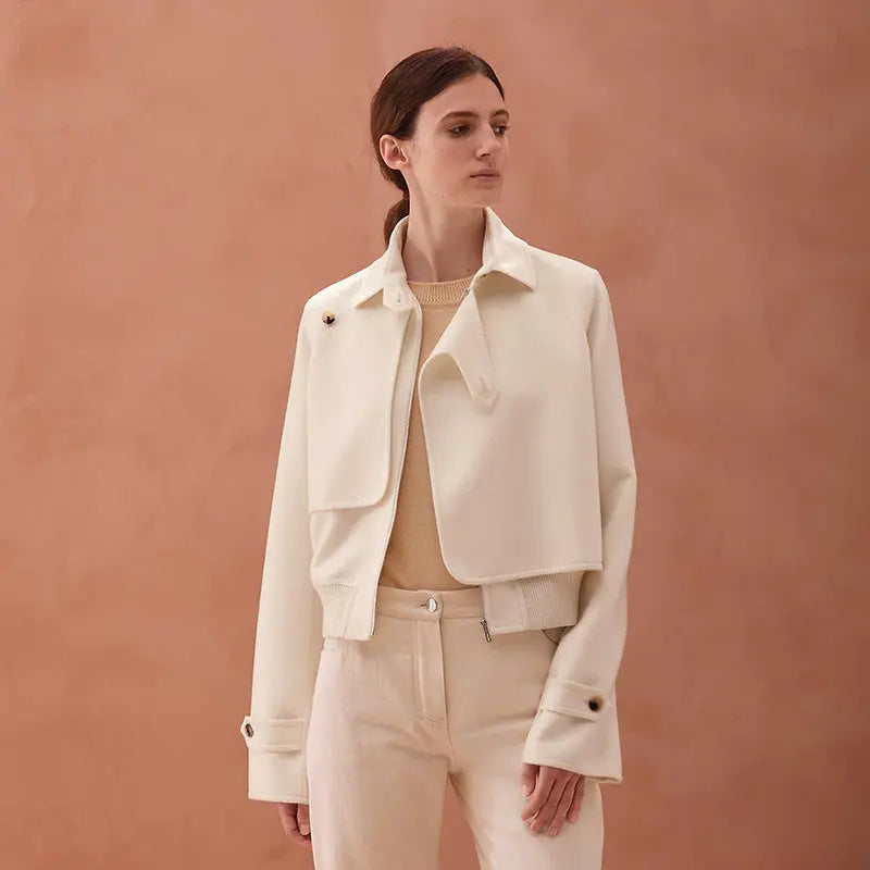 Veste femme élégante blanc — ORIS WEAR