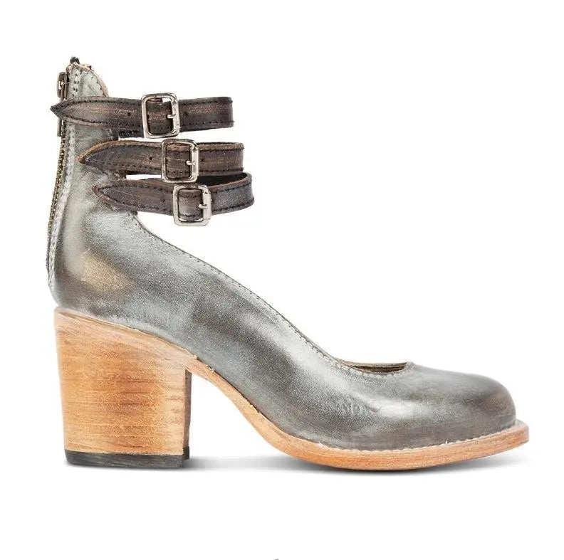 Escarpins Hauts à Imprimé Serpent avec Bride Triple ORIS WEAR