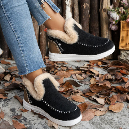 Chaussures en Coton Doublées Polaire pour Taille Plus ORIS WEAR
