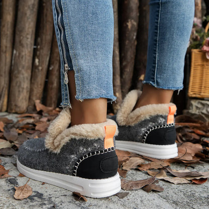 Chaussures en Coton Doublées Polaire pour Taille Plus ORIS WEAR