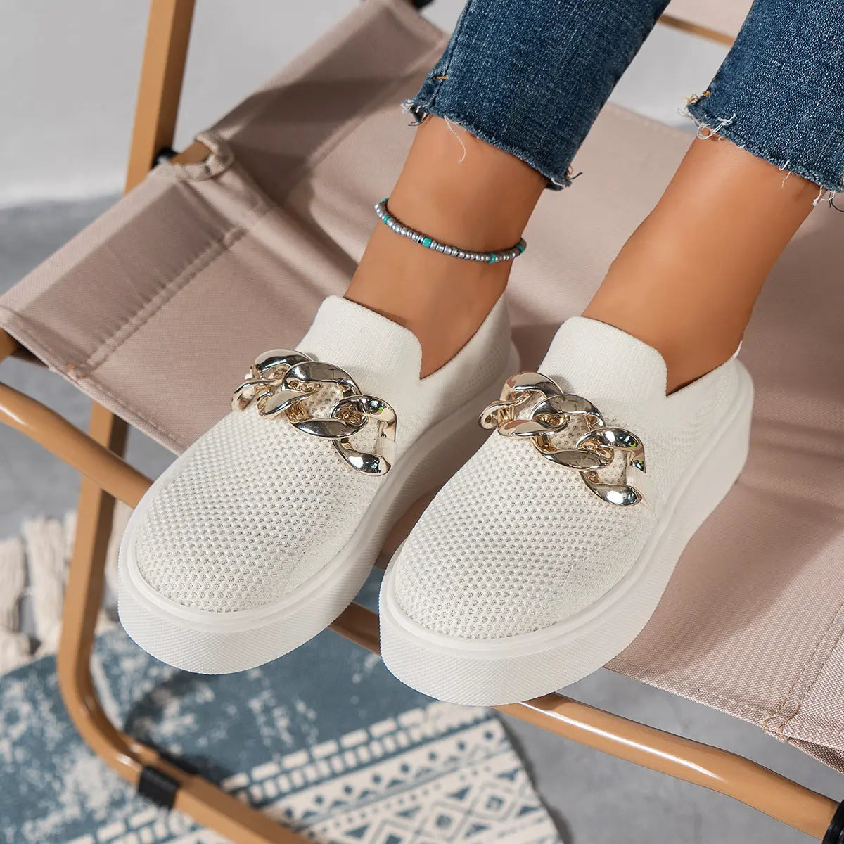 Chaussures plates femme maille respirante ORIS WEAR