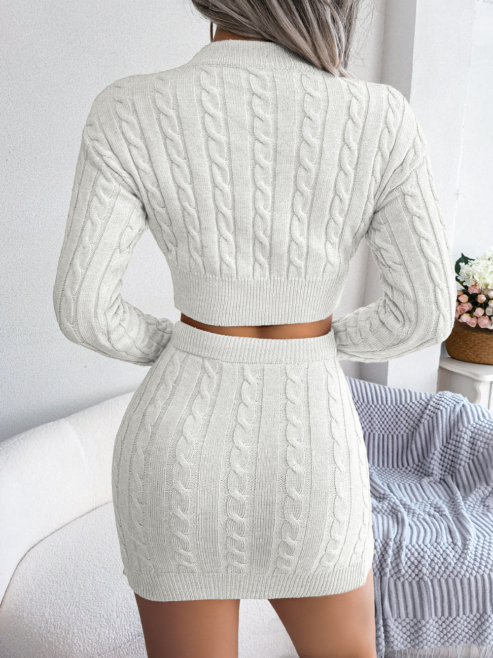 Ensemble pull court et jupe à la hanche ORIS WEAR