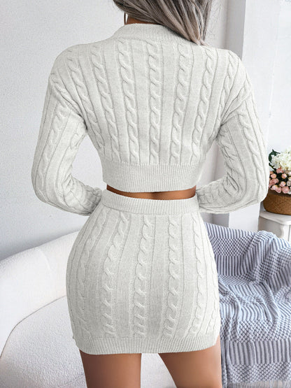 Ensemble pull court et jupe à la hanche ORIS WEAR