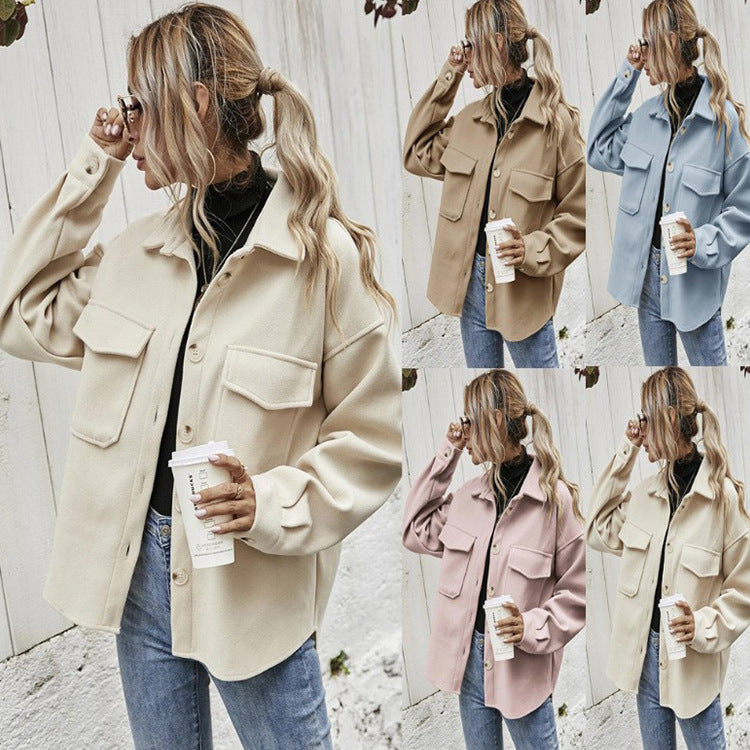 Manteau d'hiver  revers simple boutonnage épaissi ORIS WEAR