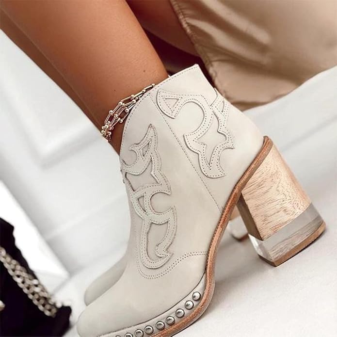 Tanus Spirit – Bottines Sculptées à Talon Carré & Charme Sauvage ORIS WEAR