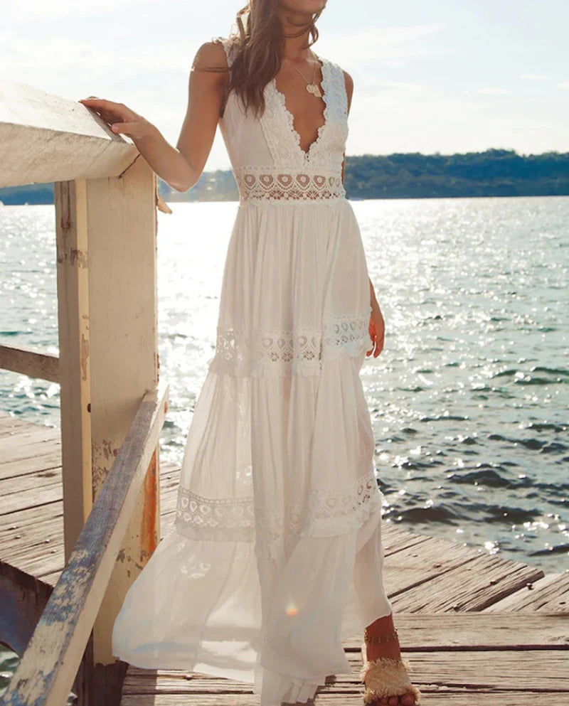 Aurora | La Robe Blanche qui Captive les Regards ORIS WEAR