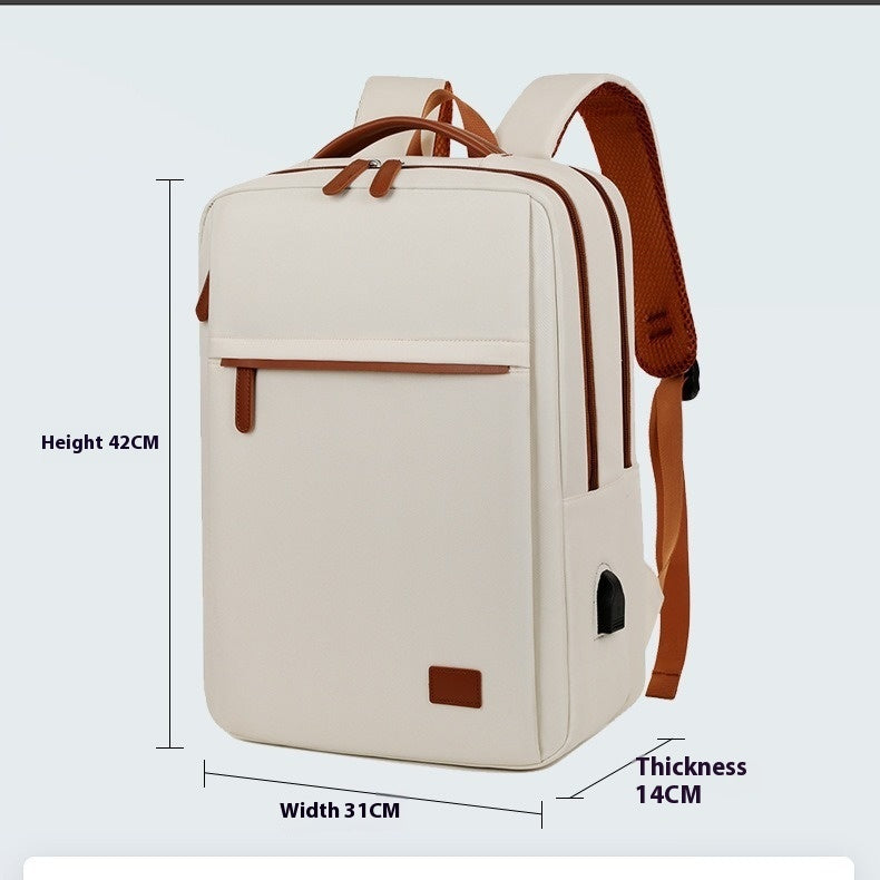Large Capacity Solid Color Oxford Cloth Backpack ORIS WEAR