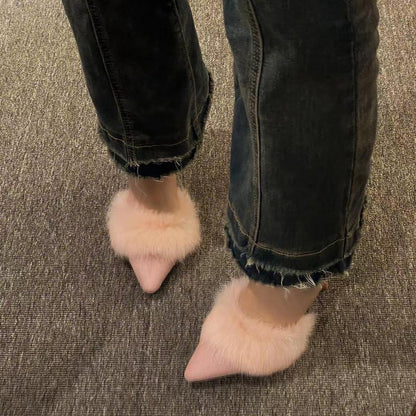 Sandales Fourrure Femme Chic ORIS WEAR