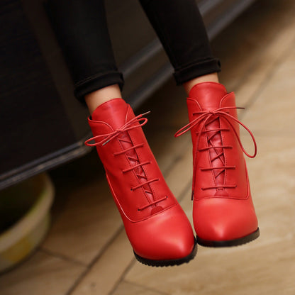 Bottes Femme Lacets Talon Haut ORIS WEAR