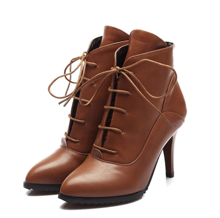Bottes Femme Lacets Talon Haut ORIS WEAR