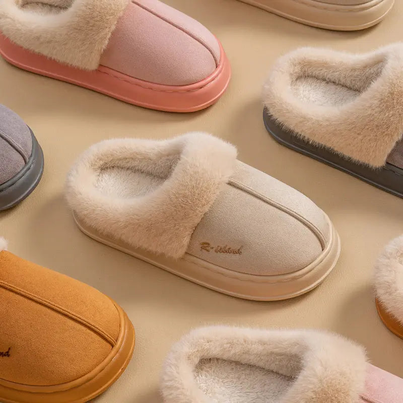 Mules Douillettes Unisexes en Coton Fluffy Antidérapantes ORIS WEAR