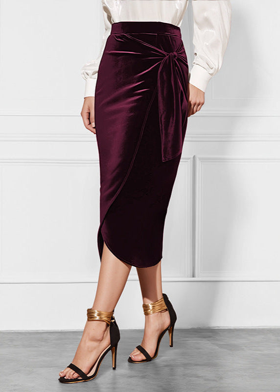 Jupe plissée élégante couleur unie ORIS WEAR