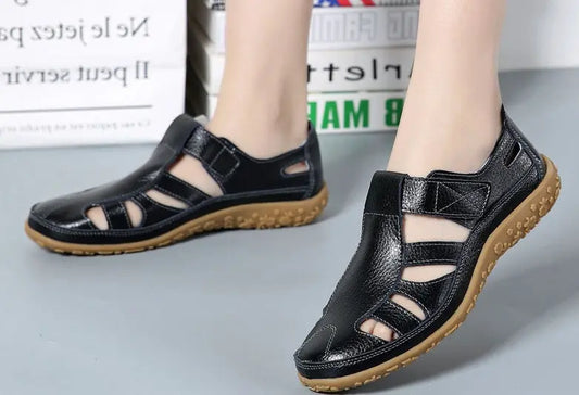 Sandales Rétro en Cuir Souple ORIS WEAR