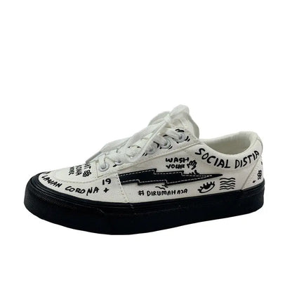 Chaussures Blanches en Toile Style Japonais pour Femmes ORIS WEAR