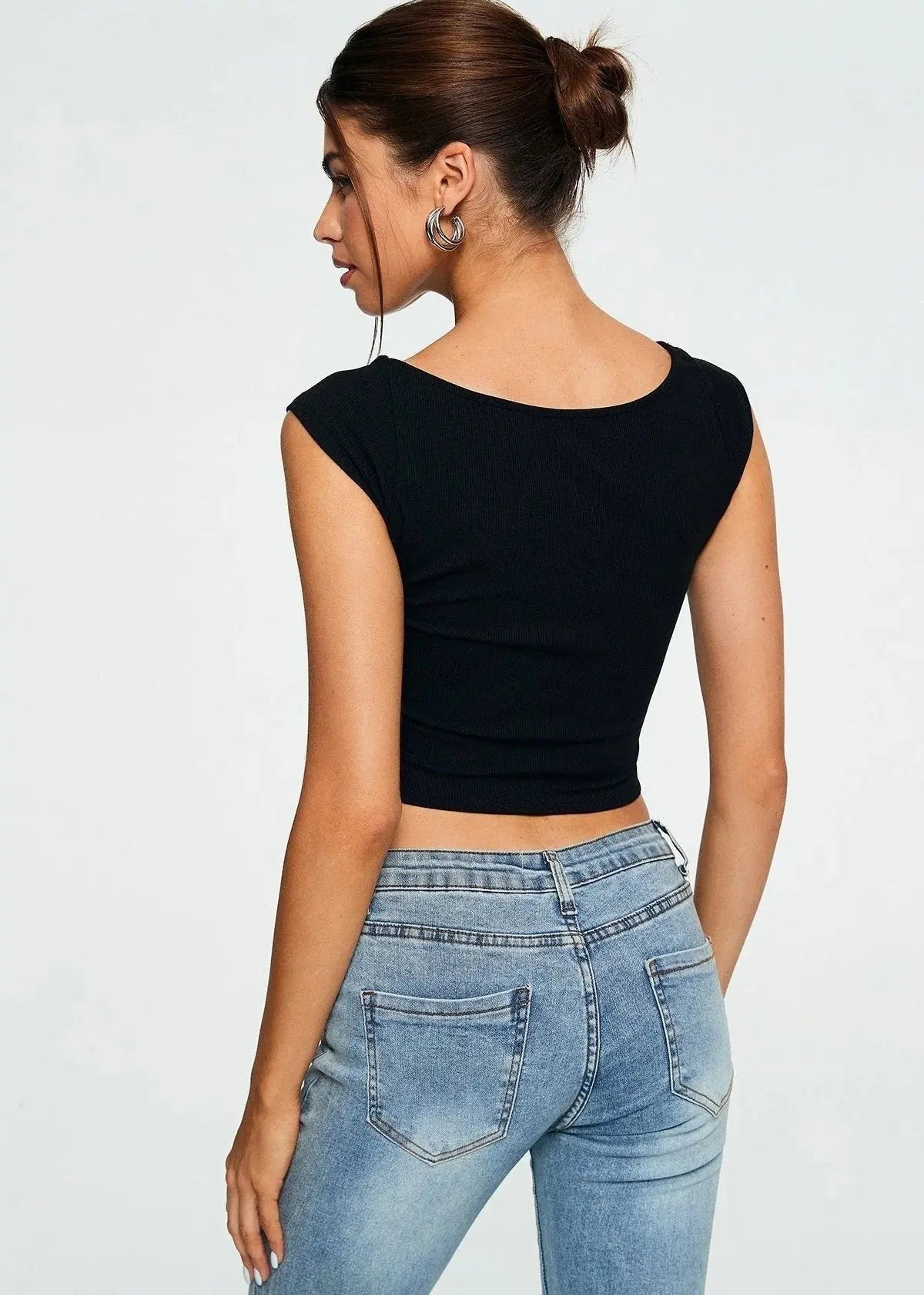 Crop top sans manches femme chic ORIS WEAR