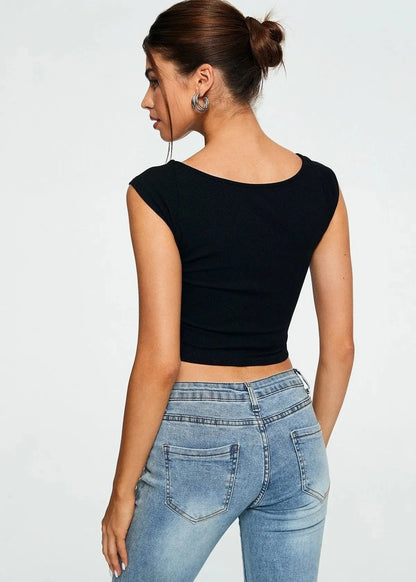 Crop top sans manches femme chic ORIS WEAR