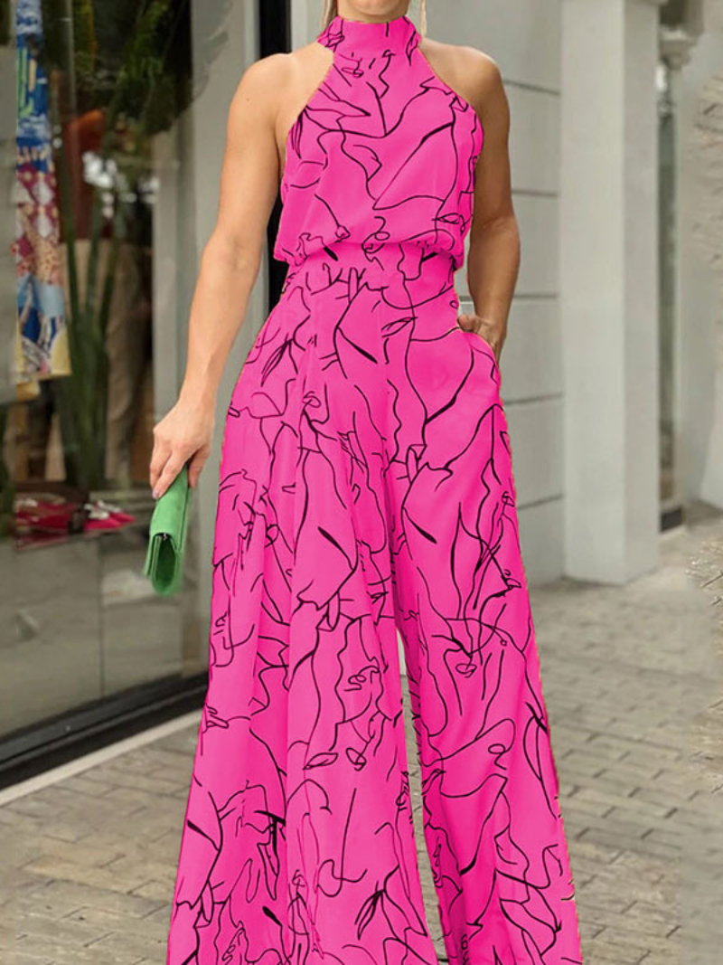 Robe Combinaison Sans Manches à Ceinture Élégante ORIS WEAR