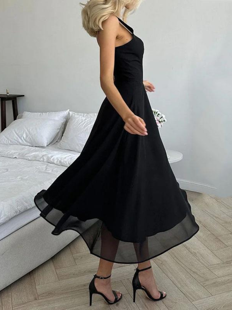 Robe Femme Style Col Carré Élégante ORIS WEAR