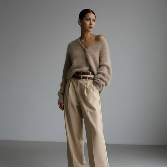 Pull en Maille Boutonné Femme ORIS WEAR