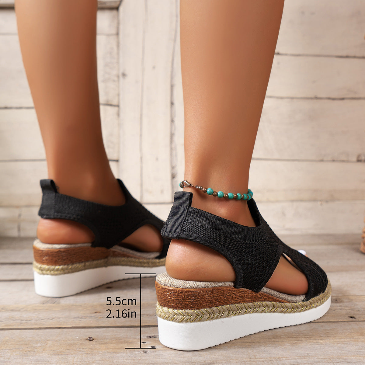 Sandales compensées creuses ORIS WEAR