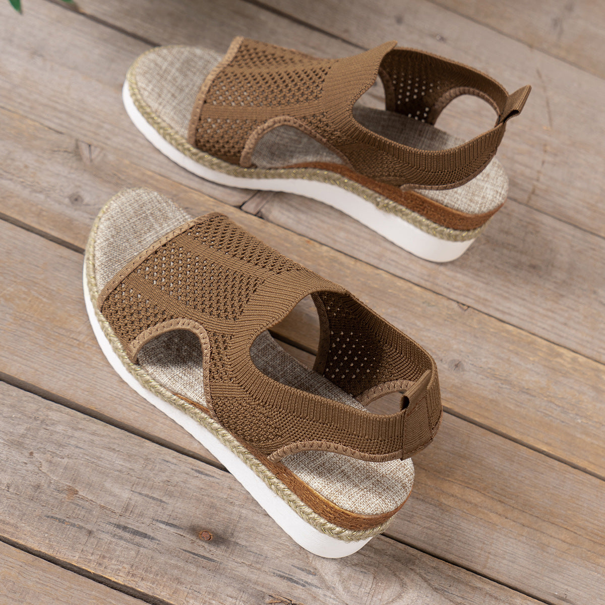 Sandales compensées creuses ORIS WEAR