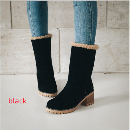 Léa™ – Bottes de neige chaudes et élégantes en cuir ORIS WEAR