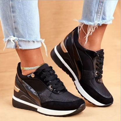 Baskets Plates Platform Sequins Colorblock ORIS WEAR