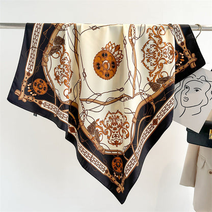 Foulard "Échos Baroques" en soie ORIS WEAR