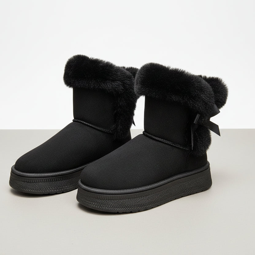Bottes femme mi-mollet fourrées à doublure thermique ORIS WEAR