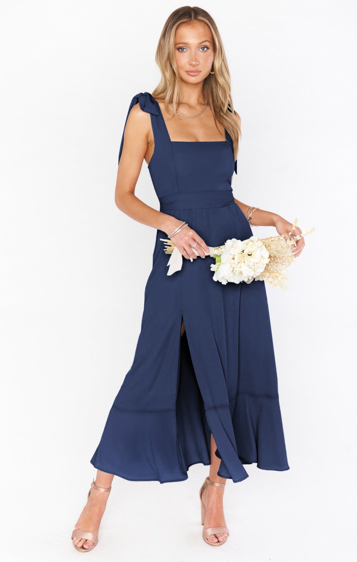 Esprit Sauvage – Robe Bohème Fendue à Bretelles ORIS WEAR