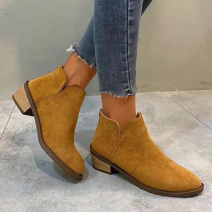 Boots Cheville Suède Stable Confort Moderne ORIS WEAR