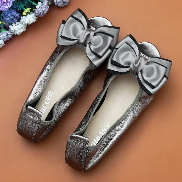 Sandales Plates en Cuir Souple ORIS WEAR