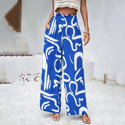 Pantalon Ample Imprimé Élégant ORIS WEAR