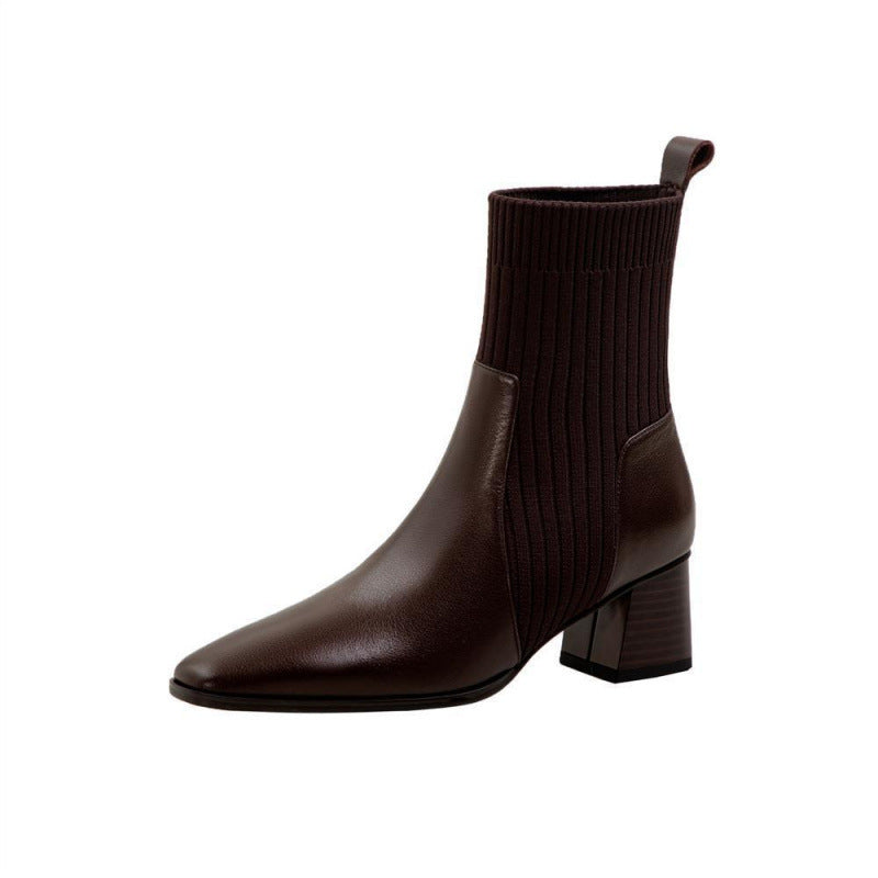 Botte Martin à talons épais carrés ORIS WEAR