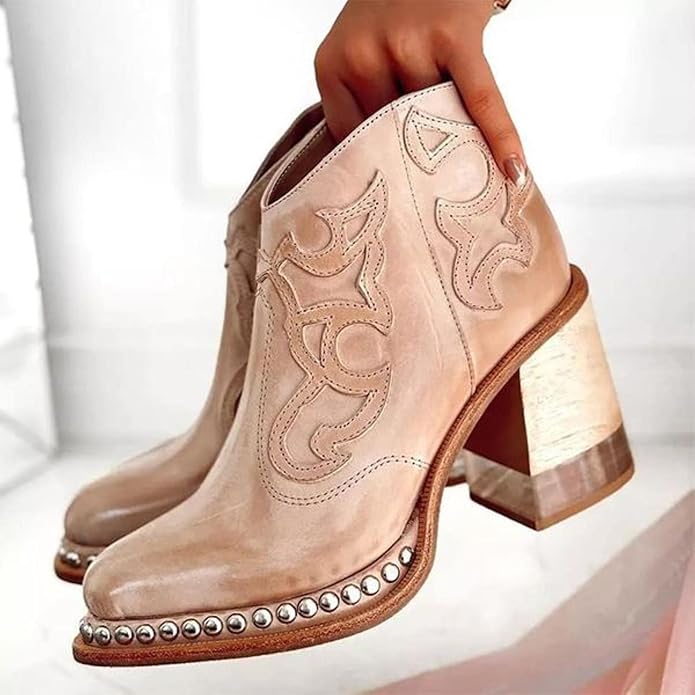 Tanus Spirit – Bottines Sculptées à Talon Carré & Charme Sauvage ORIS WEAR
