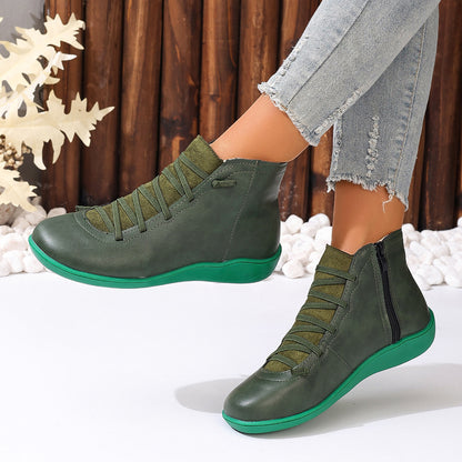 Bottines femme casual – hautes et confortables, look moderne