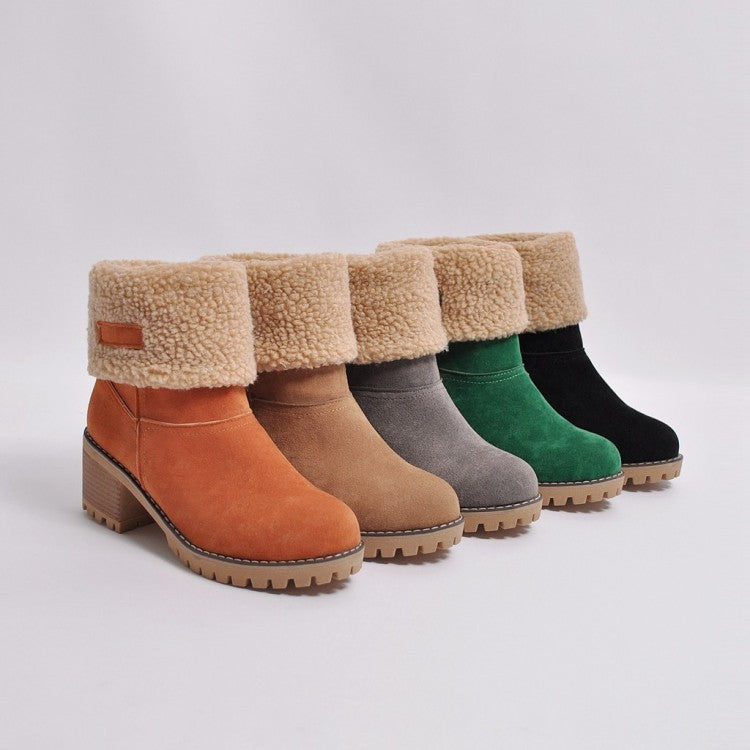 Léa™ – Bottes de neige chaudes et élégantes en cuir ORIS WEAR